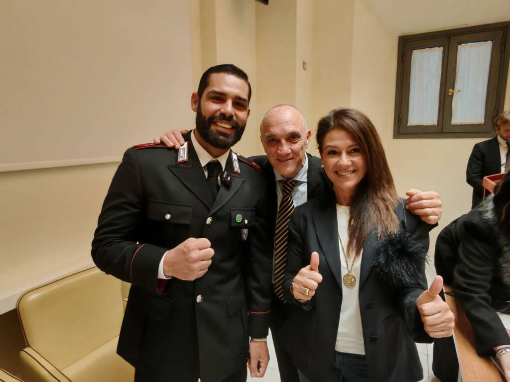 Momento dell’evento con Giusy Versace