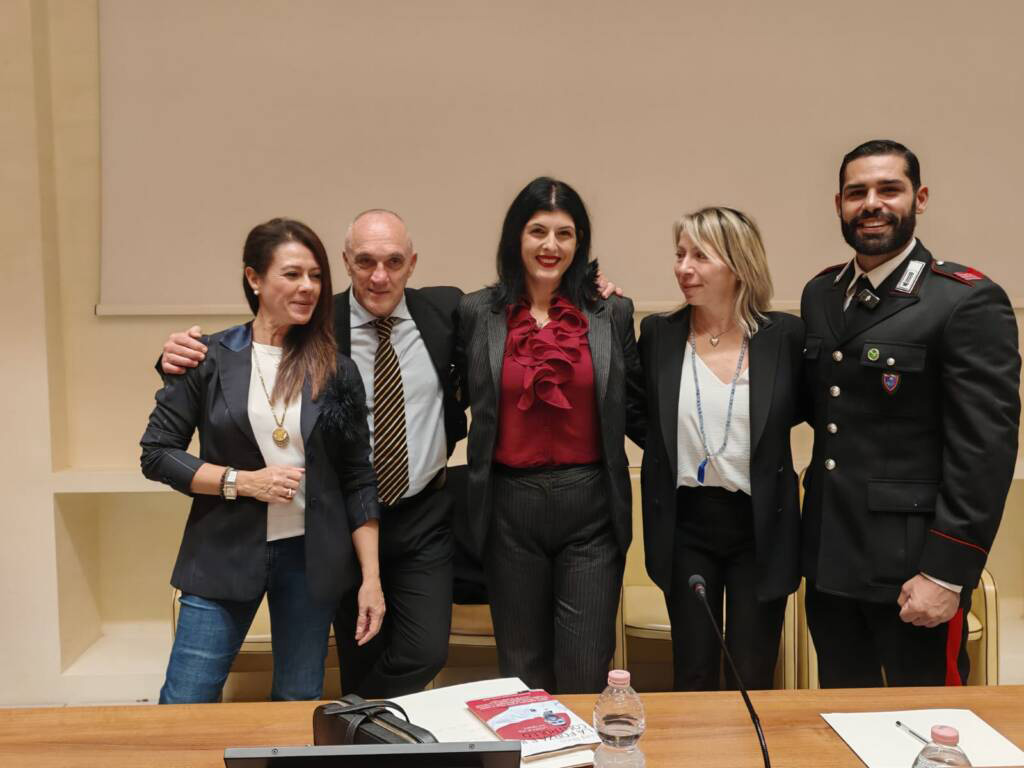Momento dell’evento con Giusy Versace