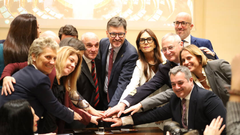 ONBD riceve folder filatelico al Senato per prevenzione bullismo