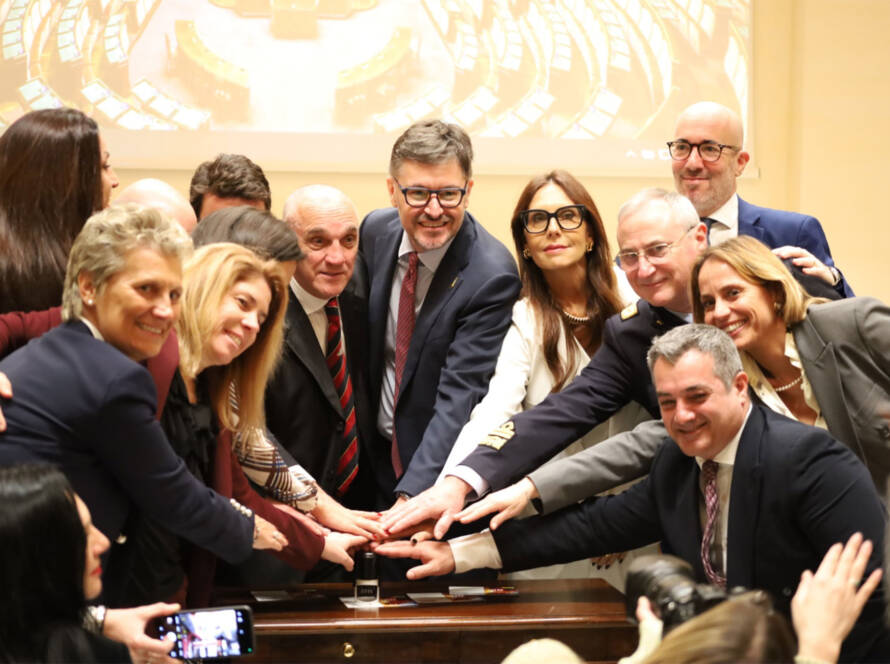 ONBD riceve folder filatelico al Senato per prevenzione bullismo