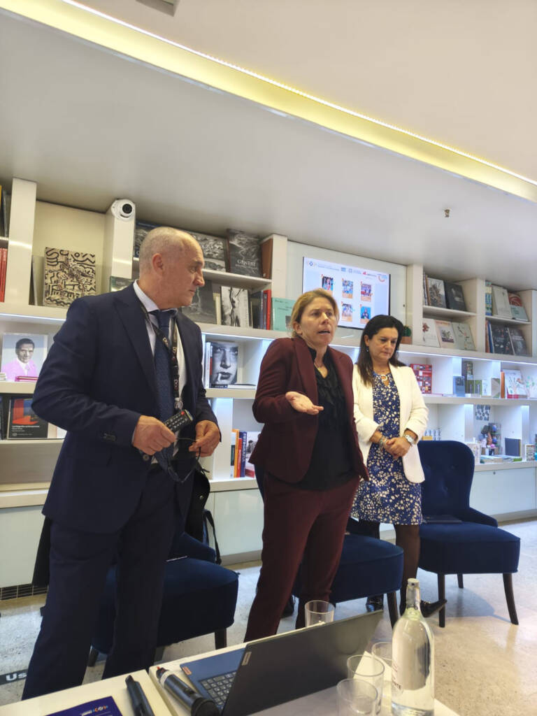 Momento del convegno organizzato dall’ONBD al Palazzo delle Esposizioni di Roma, con esperti, educatori e giovani riuniti per discutere strategie di prevenzione del bullismo e del disagio giovanile