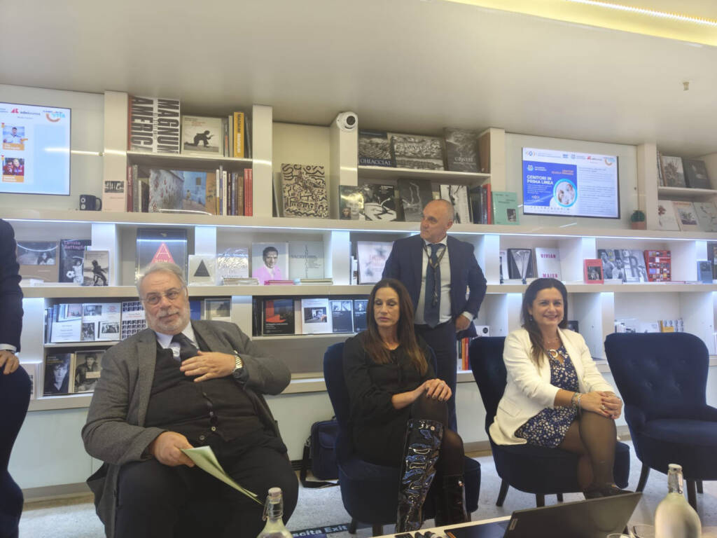 Momento del convegno organizzato dall’ONBD al Palazzo delle Esposizioni di Roma, con esperti, educatori e giovani riuniti per discutere strategie di prevenzione del bullismo e del disagio giovanile.